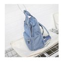 Hochwertige Schultaschen Frauen Jean Blue Rucksäcke Umhängetaschen Reisetaschen Denim Daypack für Mädchen