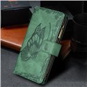 Binfen Color Flying Butterfly Reißverschluss Multifunktions-Brieftasche aus Leder für Mobiltelefone