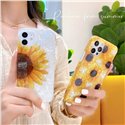 Ovale Sonnenblume Schutzhülle für iPhone