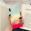 Sunset Glow Marble Slim Shockproof Flexible Bumper Soft Rubber Silikon Cover Phone Case