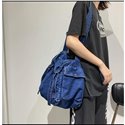 Mujeres Jean Blue Shoulder Crossbody Bolsos Moda Denim Schoolbag Bolsos de compras Bolsos de mujer Bolsos de viaje