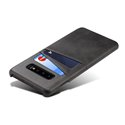 Suteni Classic Calf Leather Coated Card Slots Teléfono celular cubierta trasera caso