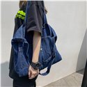 Grande taille Jean épaule sacs à bandoulière mode Denim cartable sacs à provisions femmes sacs dames sacs à main sacs de voyage