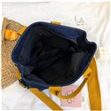 Mode cartable 2021 femmes sacs dames sacs à main grande taille Jean épaule sacs à bandoulière avec beau jouet pendentif sur pour les filles