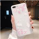 Casos de telefone celular Da Cherry Blossom Cat Series Rabbit