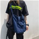 Джинсовые сумки через плечо большого размера, модные джинсовые школьные сумки для покупок, женские сумки, женские сумки, дорожные сумки