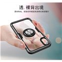 Acrylic Glass Carbon Ring Holder Phone Case