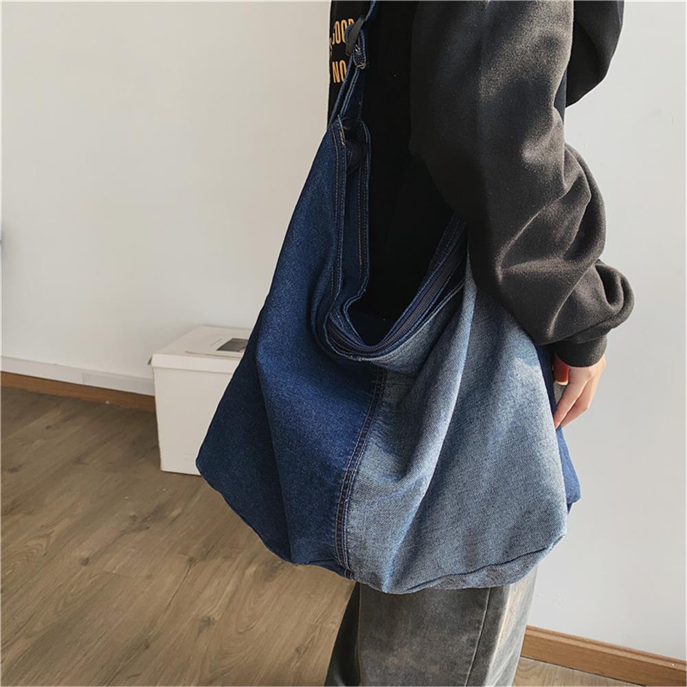 High Quality Large Size Jean Shoulder Crossbody Bags Fashion Denim ...