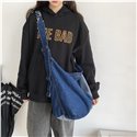 High Quality Large Size Jean Shoulder Crossbody Bags Fashion Denim Schoolbag Women Bags Ladies Handbags Travelling Bags Shopping Bags