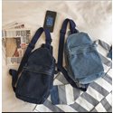 High Quality Schoolbags Jean Blue Shoulder Bags Crossbody Travel Bags Women Denim Blue Bags