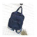 High Quality Schoolbags Women Jean Blue Backpacks Shoulder Bags Travel Bags Denim Daypack for Girls