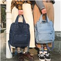 High Quality Schoolbags Women Jean Blue Backpacks Shoulder Bags Travel Bags Denim Daypack for Girls