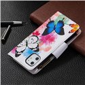 Binfen Color BF03 Vivid Flying Butterflies Pattern Zipper Multifunction Leather Phone Wallet Case Cover