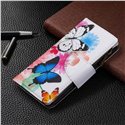 Binfen Color BF03 Vivid Flying Butterflies Pattern Zipper Multifunction Leather Phone Wallet Case Cover